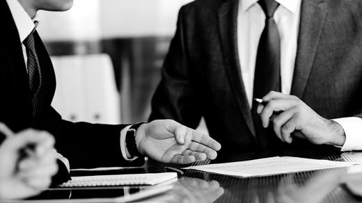 Attorneys at a conference table